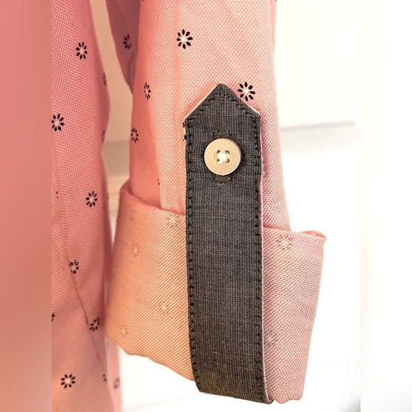 Tommy Hilfiger Button Down 100% Cotton Shirt; Size 0X; Long Sleeve Long Top - Picture 10 of 12